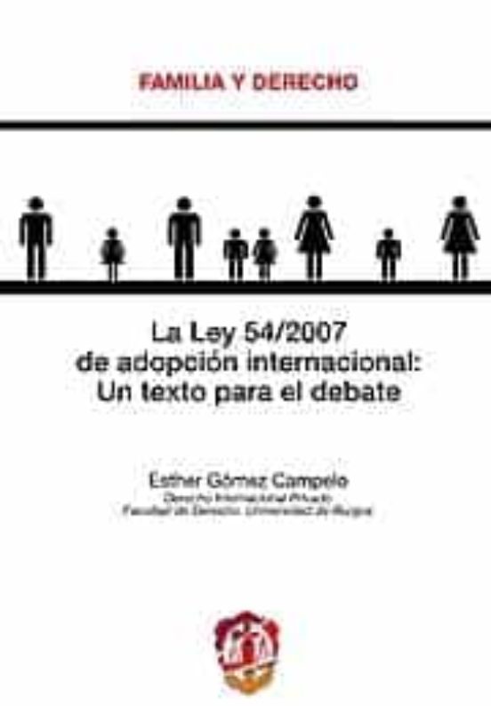 Ley 54/2007 de Adopcion Internacional