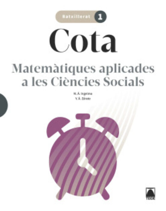 Matematiques Aplicades A Les Ciencies Socials 1º Batxillerat - Cota