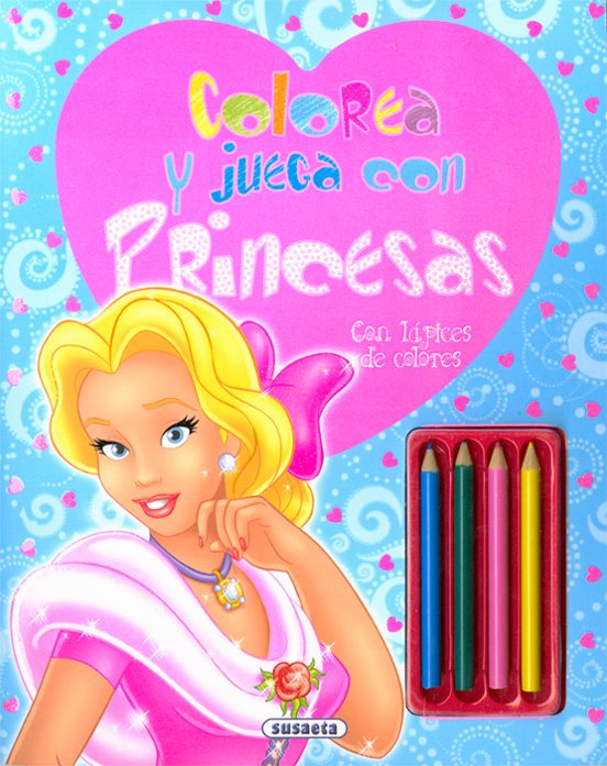 Colorea Y Juega Con Princesas