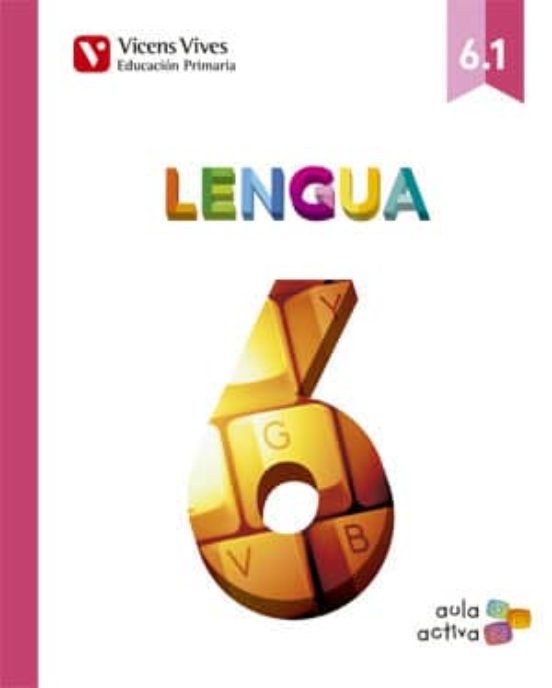 Portada de Lengua 6º Educacion Primaria Trimestres Mec Ed 2015 Aula Activa