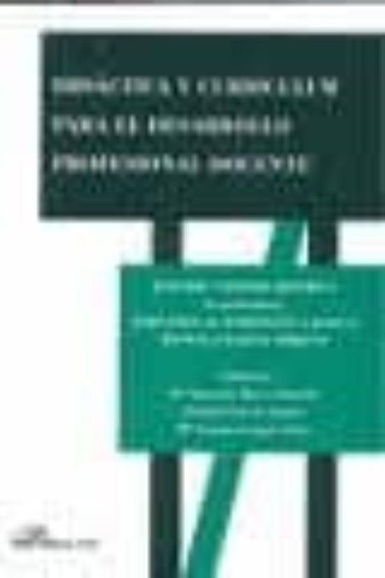 Didactica Y Curriculum Para El Desarrollo Del Personal Docente