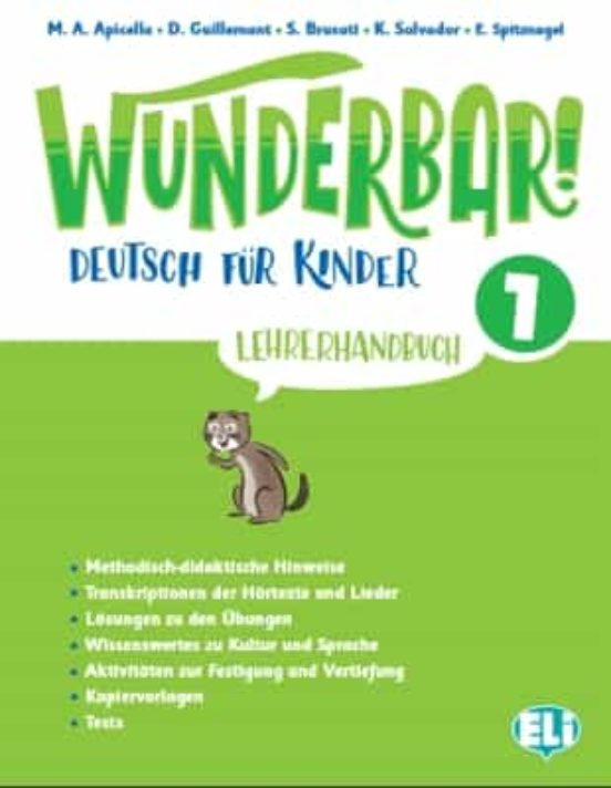 Wunderbar! 1 Lehrerhandbuch + 2 Audio Cds Primary