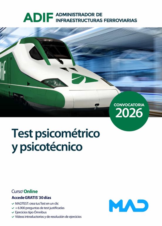 Administrador De Infraestructuras Ferroviarias . Test Psico Métr