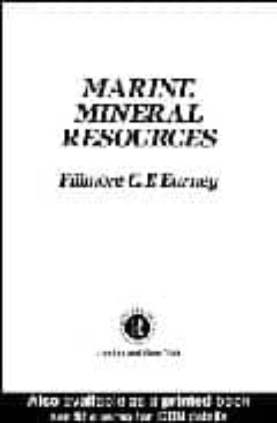Marine Mineral Resources