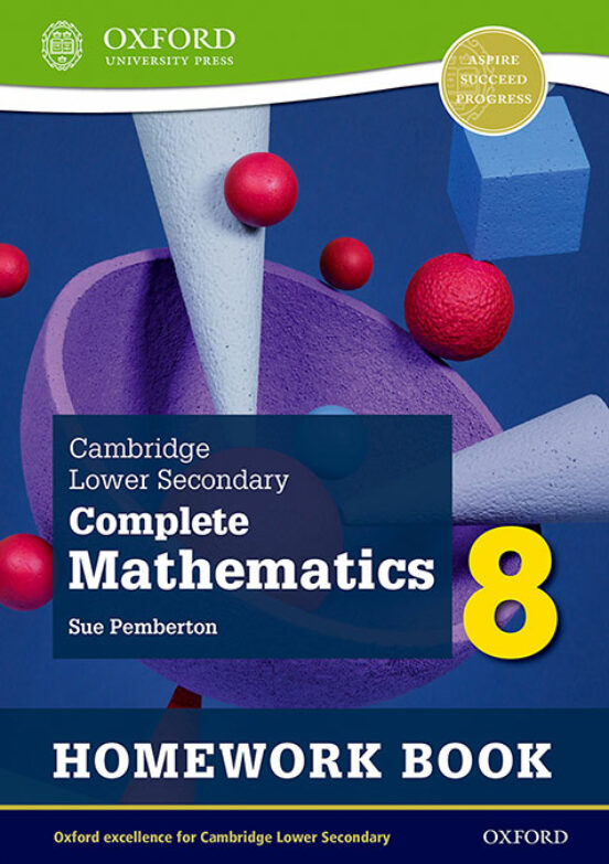 NEW Cambridge Lower Secondary Complete Mathematics 8: Homework Book - Pack of 15