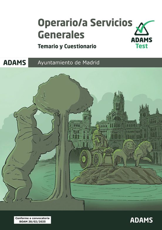Temario Y Cuestionarios. Operarios Servicios Generales Del Ayuntamiento De Madrid