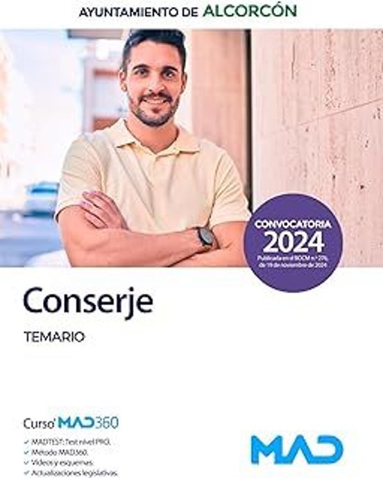 Conserje/conserje Correturnos Del Ayuntamiento De Alcorcón. Temario. A