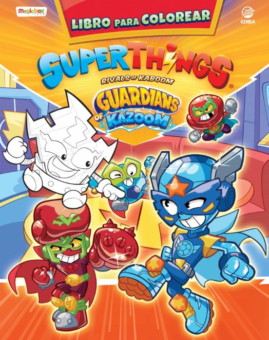 Libro Para Colorear Superthings Guardians Of Kazoom - España