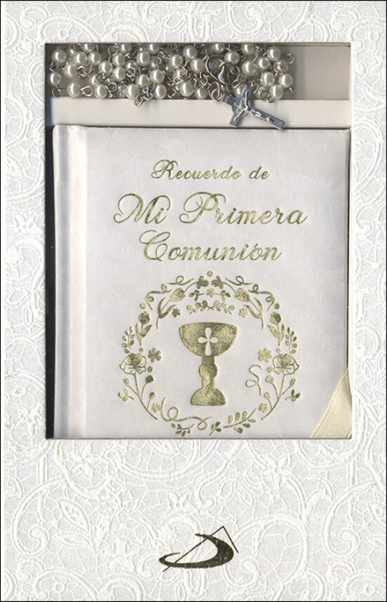 Estuche Primera Comunión Oraciones Y Rosario- Modelo 2