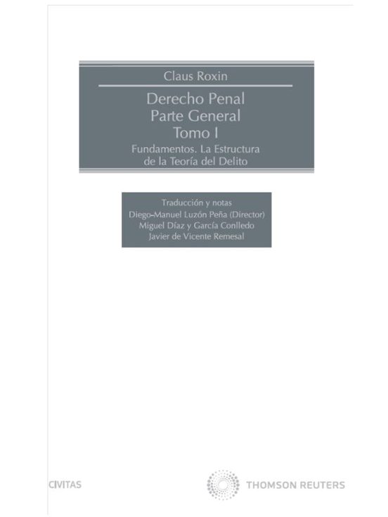 Derecho Penal Parte General I