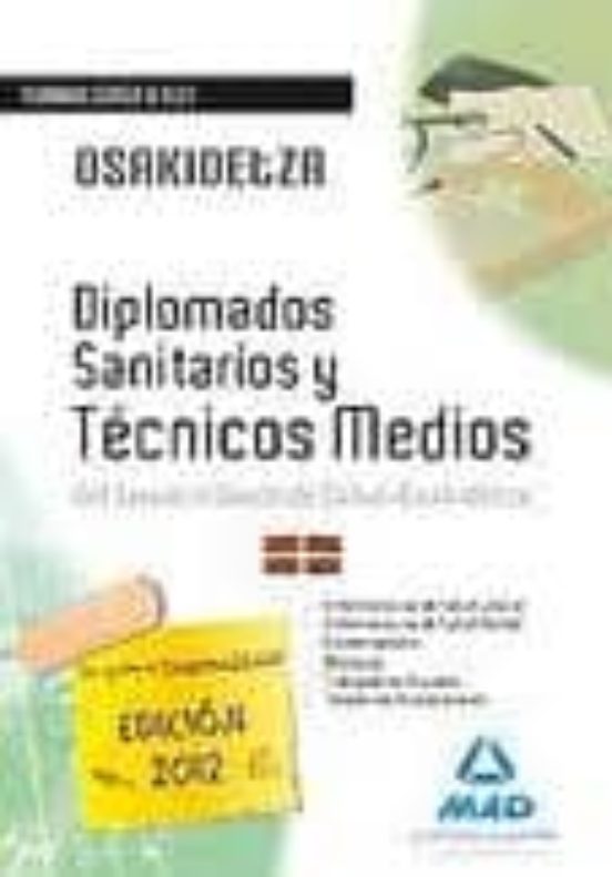 Diplomados Sanitarios Y Tecnicos Medios Del Servicio Vasco De Sal Ud-o
