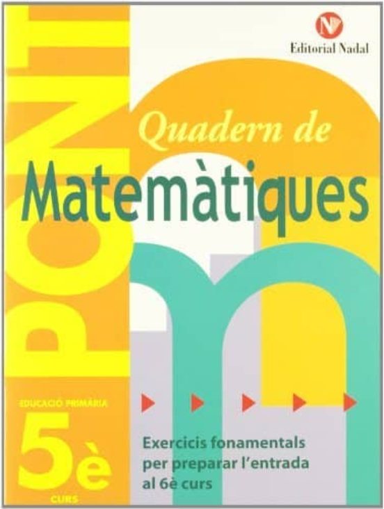 Quadern Pont Matematiques 5º Primaria