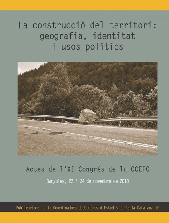 La Construcció Del Territori: Geografia Identitat I Usos Polític S. Ac