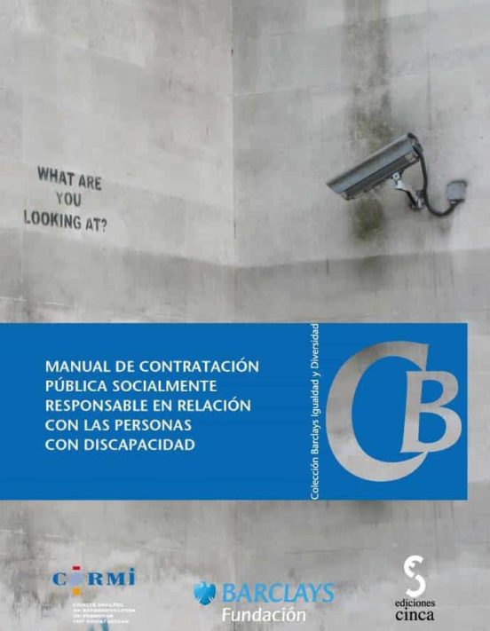 Manual De Contratación Pública Socialmente Responsable En Relación Con Las Personas Con Discapacidad