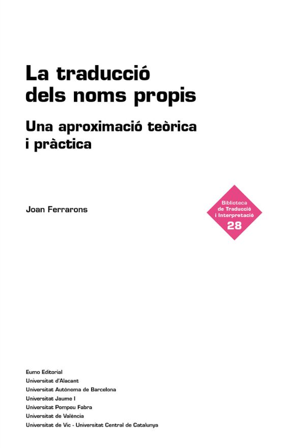 La Traducció Dels Noms Propis