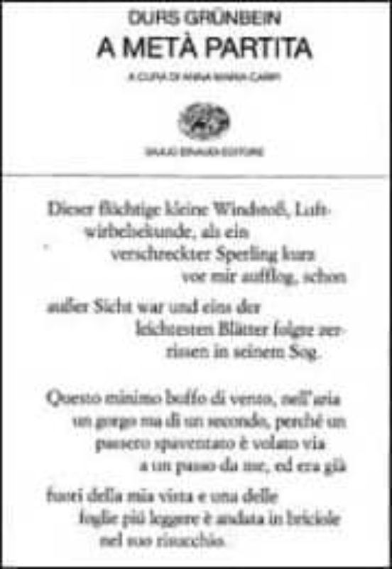 A Meta Partita Poesie 1988-1999