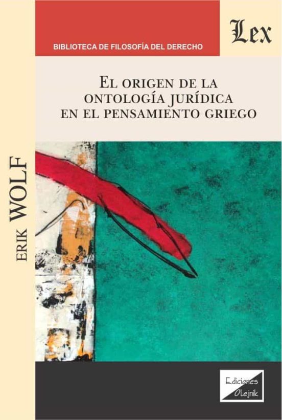 Origen De La Ontologia Juridica En El Pensamiento Griego El