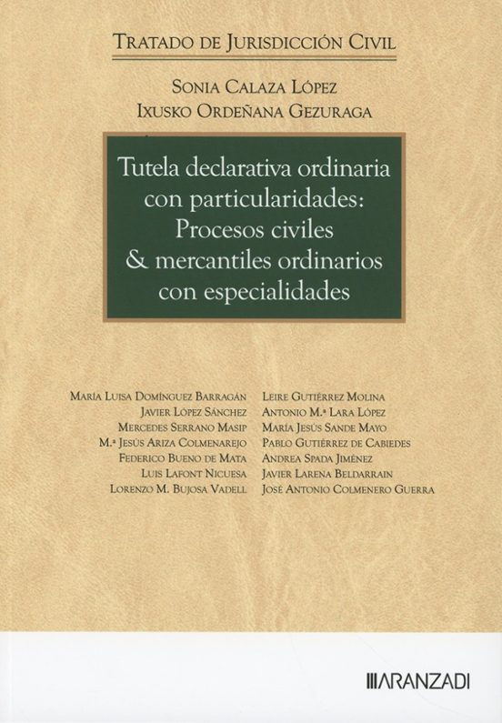 Tutela Declarativa Ordinaria Con Particularidades: Procesos Civil Es &