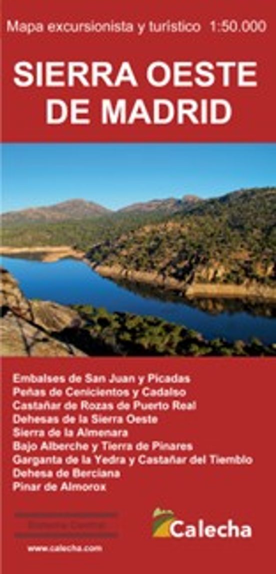 Sierra Oeste De Madrid. Mapa Excursionista Y Turístico