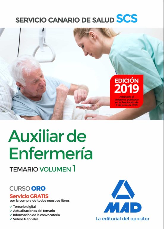 Auxiliar De Enfermería Del Servicio Canario De Salud. Temario Volumen 1