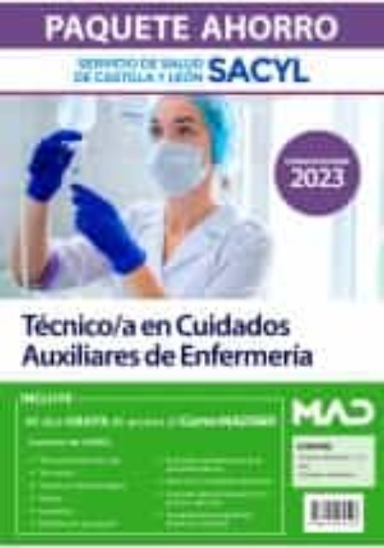 Paquete Ahorro Técnico/a En Cuidados Auxiliares De Enfermería Servicio
