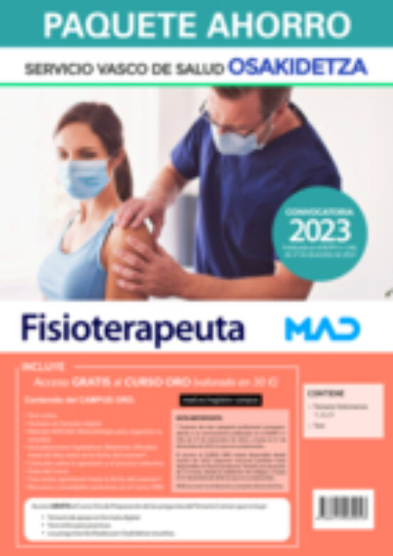 Paquete Ahorro Fisioterapeuta Osakidetza