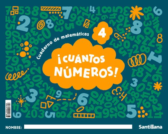 Nivel 4 Cuantos Numeros 4 Años Cuaderno