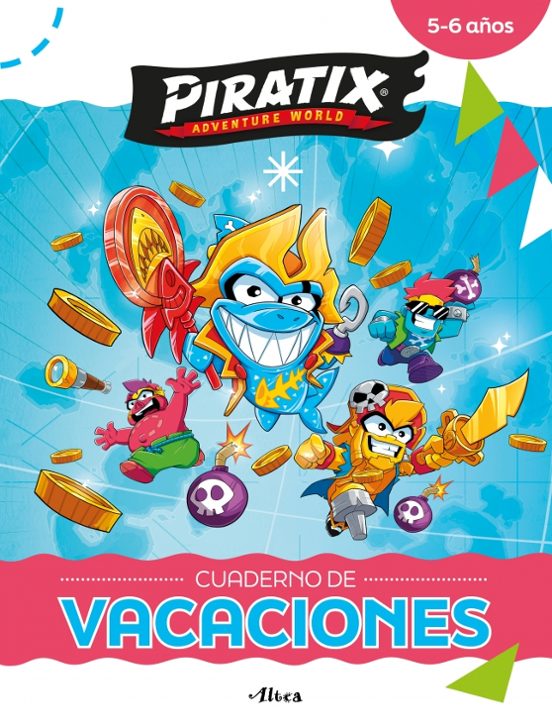 Piratix. Cuaderno De Vacaciones - 5-6 Años