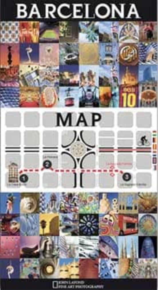 Barcelona Mapa Ingles