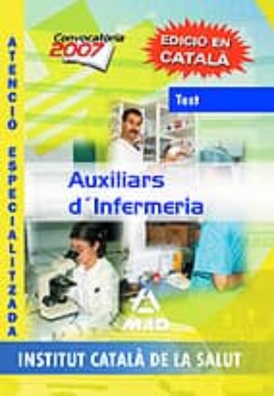 Auxiliars D Infermeria Atencio Especialitzada De L Institut Catal A De