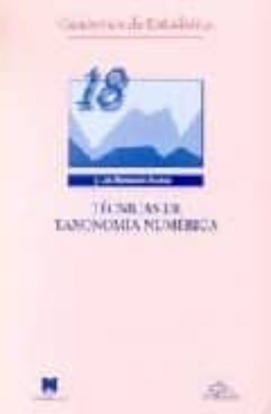 Tecnicas De Taxonomia Numerica