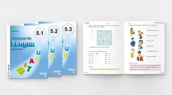 Cuadernos Lengua 5º Primaria 3 Cuadernos Trimestrales Fem