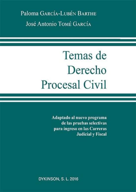 Temas de Derecho Procesal Civil