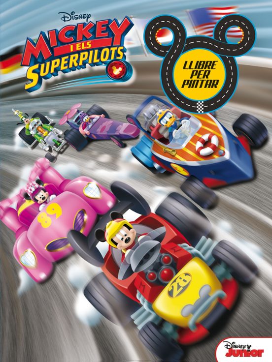 Mickey I Els Superpilots. Llibre Per Pintar