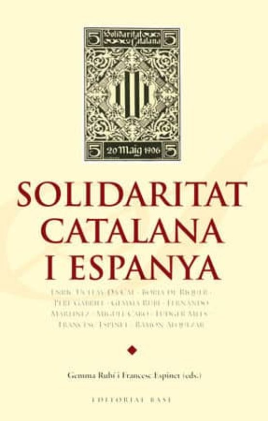 Solidaritat Catalana I Espanya