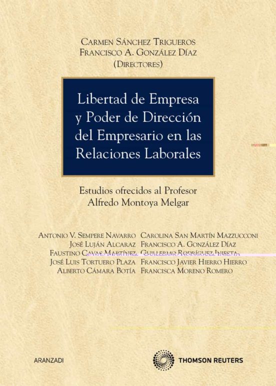Libertad De Empresa Y Poder De Direccion Del Empresario En Las Re Laci