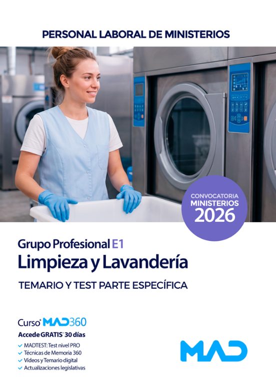 Limpieza y Lavandería . Lavanderías. Temari o y