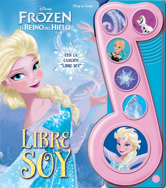 Portada de Disney Frozen: Elsa Anna Olaf y Mas! - Libro de Sonidos con 6 C Ancion