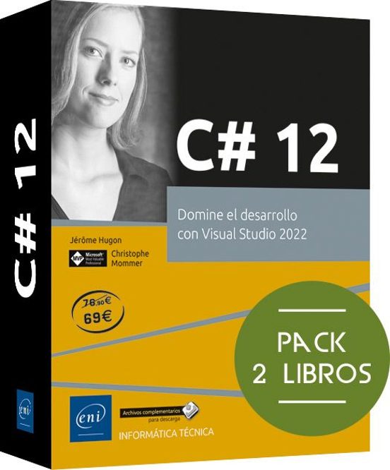 C 12 Pack De 2 Libros: Domine El Desarrollo Con Visual Studio 2022