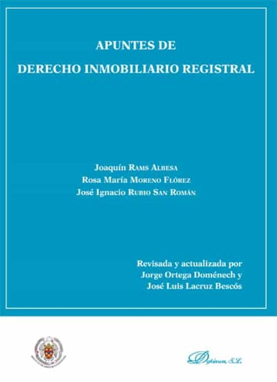 Apuntes De Derecho Inmobiliario Registral