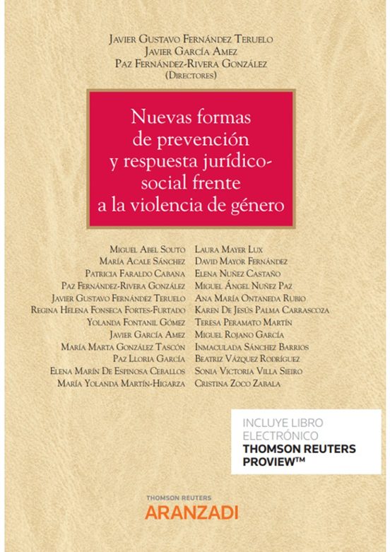 Nuevas Formas De Prevención Y Respuesta Jurídico-social Frente A La Violencia De Género