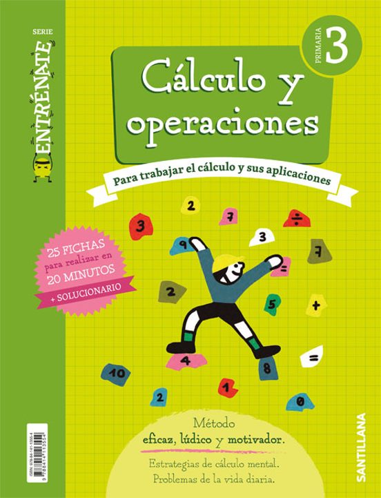 Entrénate. Cuaderno Cálculo 3 Primaria