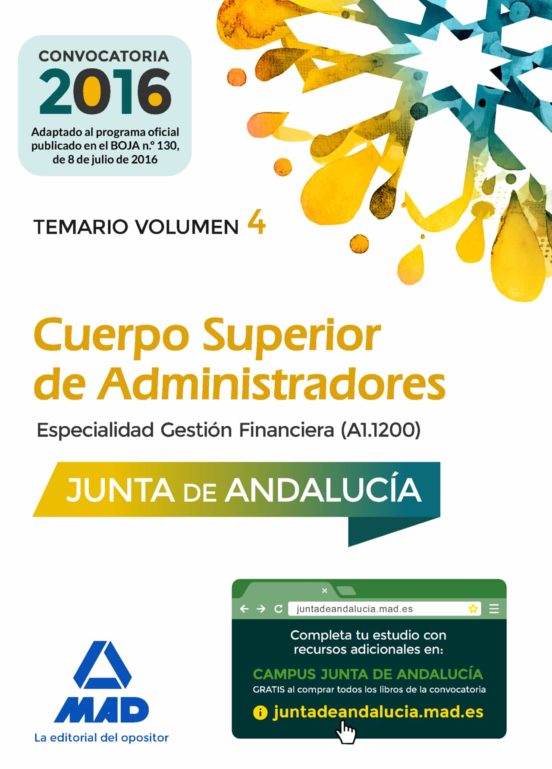 Cuerpo Superior De Administradores [Especialidad Gestión Financiera ] De La Junta De Andalucía. Temario Volumen 4