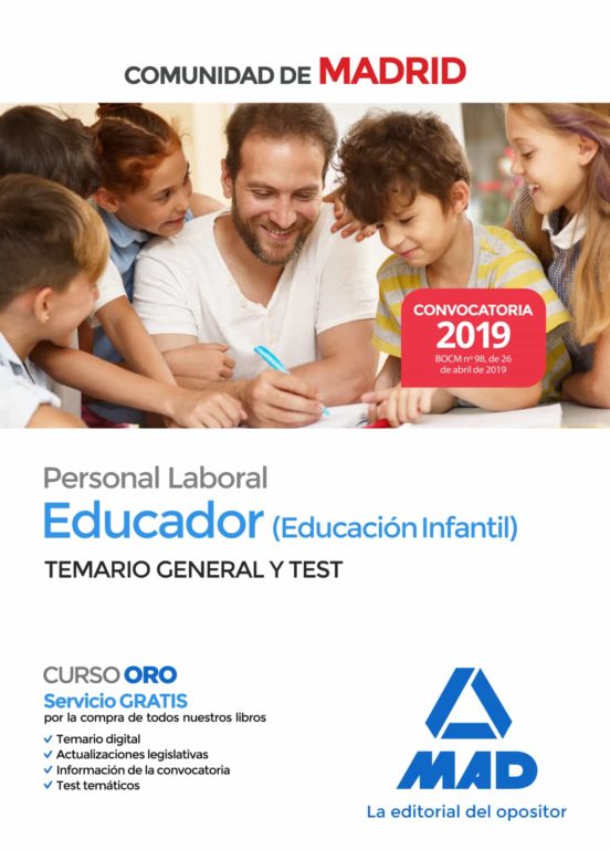 Educador . Personal Laboral De La Comunidad De Madrid Temario General Y Test