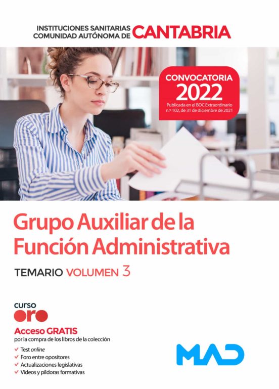 Grupo Auxiliar De La Función Administrativa Volumen 3
