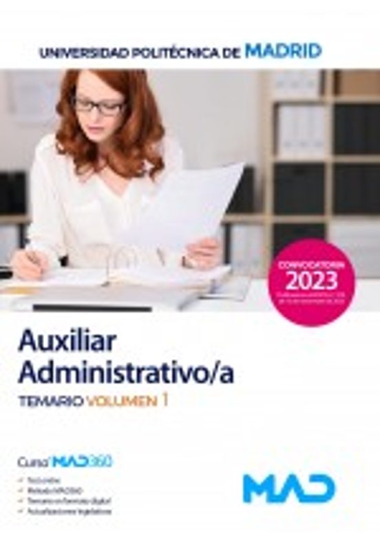 Auxiliar Administrativo/a De La Universidad Politecnica De Madrid