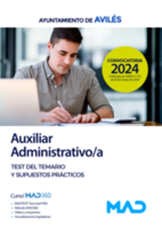 Auxiliar Administrativo/a Del Ayuntamiento De Aviles. Test Del Temario