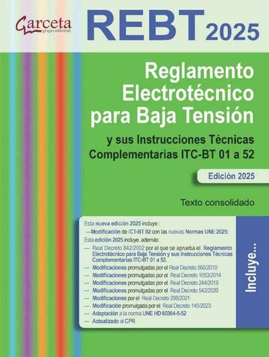 Reglamento Electrotécnico Para Baja Tensión. REBT 2025