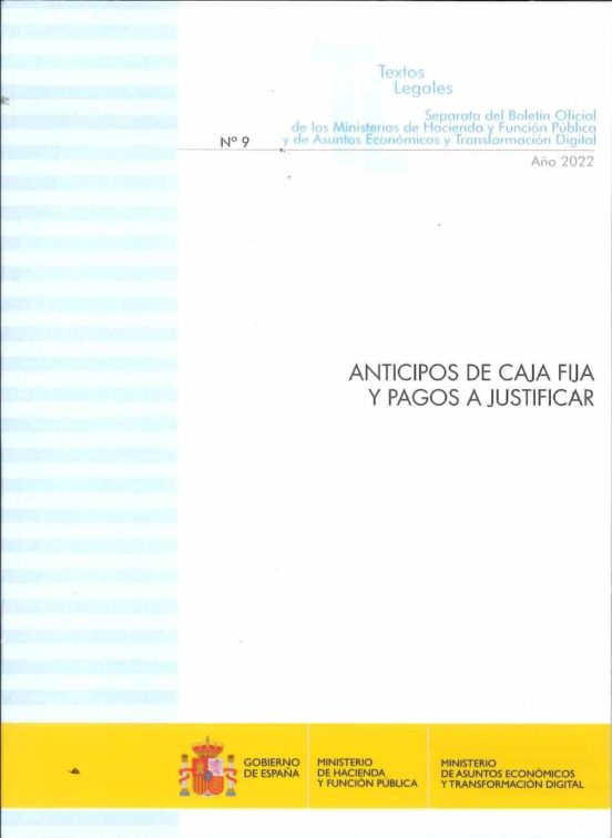 Anticipos De Caja Fija Y Pagos A Justificar