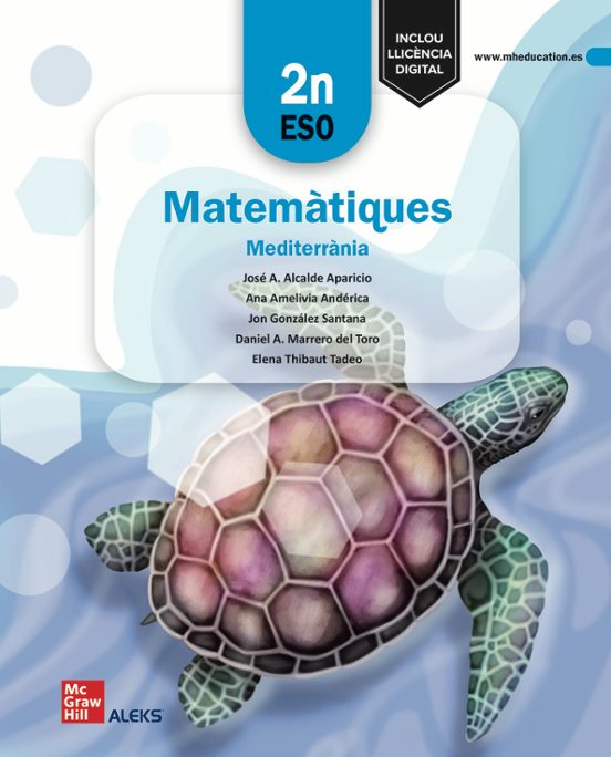 Matemàtiques 2º ESO Mediterrània. Edició LOMLOE